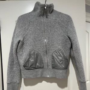 Lululemon Grey Sherpa Jacket